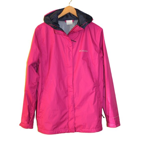 COLUMBIA Arcadia II Waterproof (Omni-Tech™) Rain Jacket  in Wild Fuchsia (L/XL) - Picture 12 of 12